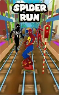 Spider Subway Run 3D Screen Shot 0
