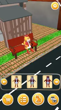 Cat Runner : ჩემი ტომ: Subway ავტობუსი surfing Screen Shot 3