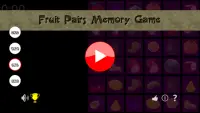Fruit Pairs Memory Game Screen Shot 3