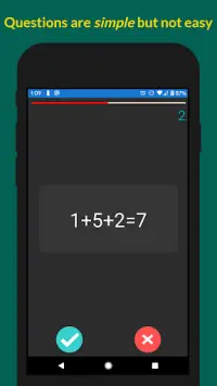 Math Quiz Screen Shot 2