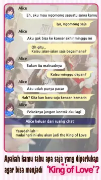 The King of Love: DATING GAMES Screen Shot 0