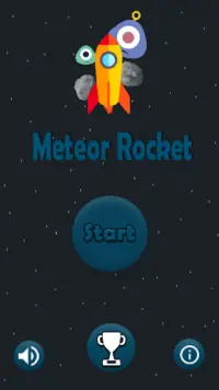 Meteors Rocket Game Screen Shot 0