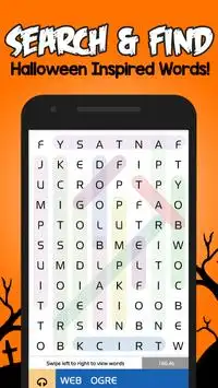 Halloween Word Search Puzzle Screen Shot 3