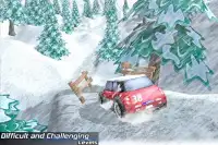 4x4 Winter Snow Car Rally Racing Screen Shot 2