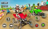 Dirt Track Racing ATV Quad Bike Racer Champion 3D Screen Shot 1