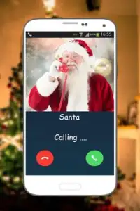 Call From Santa Claus - Santa Talking Phone Call Screen Shot 0