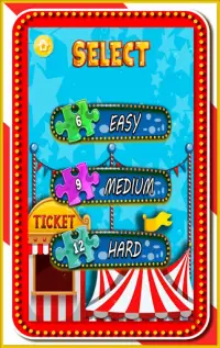 Circus clowns jigsaw puzzle 🤡 game for kids 🎪 Screen Shot 1