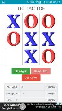 Tic-Tac-Toe Screen Shot 2