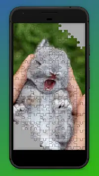 Rabbit Jigsaw Puzzles - Animal Jigsaws Screen Shot 1