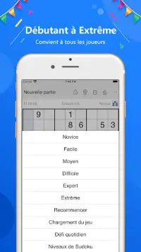 Sudoku - sudoku classique Screen Shot 2