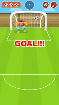 Goalkeeper - Jeu de coups francs de foot gratuit Screen Shot 2