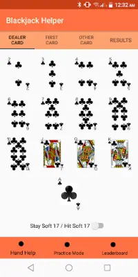 Blackjack Helper - Fast Help With Optimal Strategy Screen Shot 0