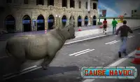 Crazy Rhino Attack 3D Screen Shot 13
