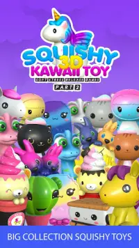 Mainan 3D Squishy kawaii soft release games 2 Screen Shot 0