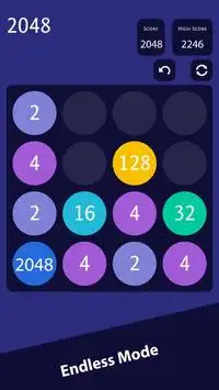 2048 Puzzle Game Screen Shot 2