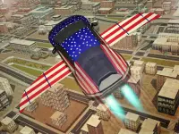 Free Flying Racing Car Driving Screen Shot 8