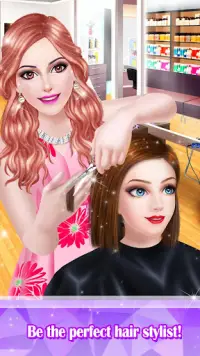 Hair Nail Salon Fashion Games Screen Shot 1