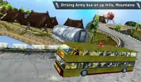 US Army Bus Coach-Army Transport Simulator Screen Shot 6