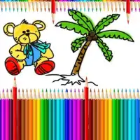 Coloring Games - Teddybear Screen Shot 2