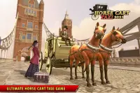 Horse Cart Taxi Drive 2021: Horse Racing Games Screen Shot 8