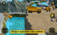 Construção Simulador Pesado Caminhão Motorista Screen Shot 3