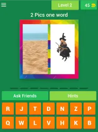 2 Pic One Word Guess - Fun Words Quiz Game Screen Shot 7