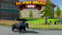 Bull Attack Simulator 2016 Screen Shot 0