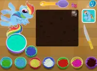 Rainbow Dash cooking M And M cake Screen Shot 4