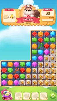 New Sweet Cookie Friends: Puzzle World Screen Shot 7