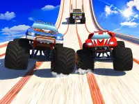 Monster Truck Crash Stunts: спортивный автомобиль Screen Shot 1