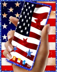 American Flag Wallpapers ⭐ USA HD Wallpaper Theme Screen Shot 5