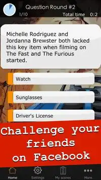 Quiz for Fast and Furious Screen Shot 9