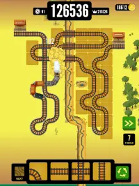 Gold Train FRVR - Best Railroad Maze Game Screen Shot 2