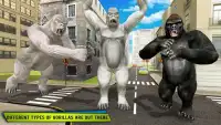 Сердитый горилла буйство Атака зверь город Screen Shot 2