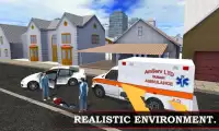 Real Flying Ambulance Rescue Screen Shot 1