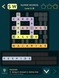 Super Words Crosswords Puzzle Screen Shot 6