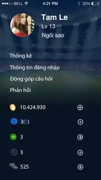 Trieu phu bong da Quiz Screen Shot 2