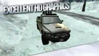 Winter Traffic Car Driving 3D Screen Shot 2