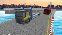 Indisch Lading Vrachtwagen Bestuurder Het rijden Screen Shot 2