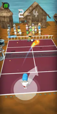 Tennis Ball 3d: Tournaments, Mini, Offline, Game Screen Shot 2