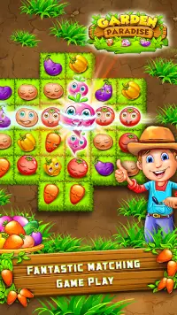 Garden Craze - Fruit Legend Match 3 Game Screen Shot 1