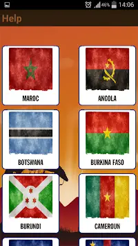 "Jeux des drapeaux d'afrique" Screen Shot 3