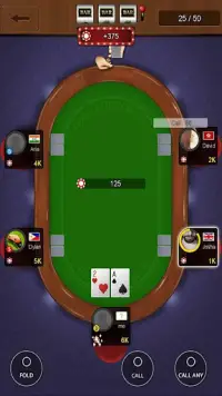 टेक्सास Holdem पोकर राजा Screen Shot 3