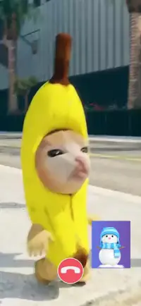 Banana Cat Happy Calling Screen Shot 3