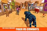 tijger simulator: stadsspel overleving RPG Screen Shot 2