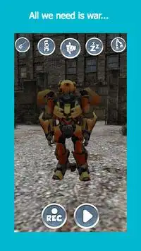 Transformers games. War robots against zombie Screen Shot 0