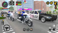 米国警察モーターバイクチェイス Screen Shot 1