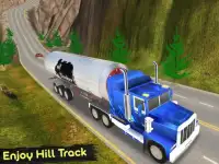 Uphill Oil Tanker Fuel Transport Sim 2018 Screen Shot 0