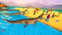 Animal Attack Game: Crocodile Simulator 2021 Screen Shot 0