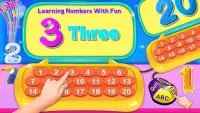Alfabeto Laptop - Números, Animais Educativos Screen Shot 4